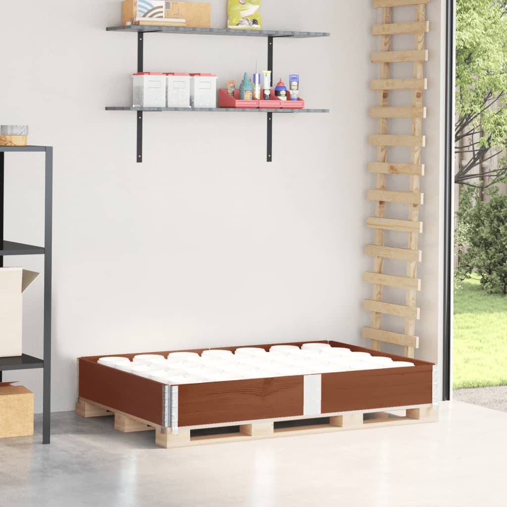 Vidaxx Palettenoberkante 150x100 cm massives Kiefernholz braun