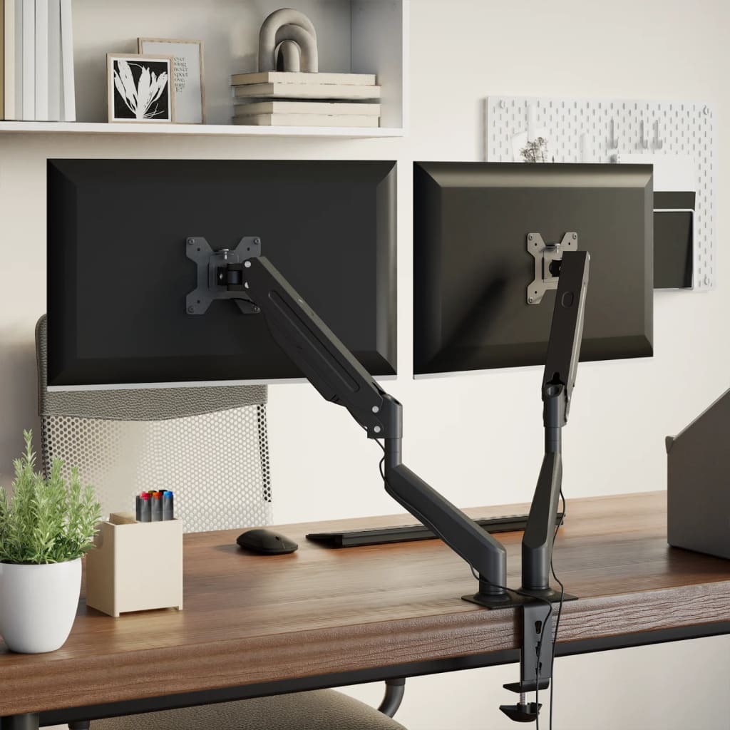 VidaXL Monitorhalterungen 27 Zoll Bildschirm Gasfeder 20 kg