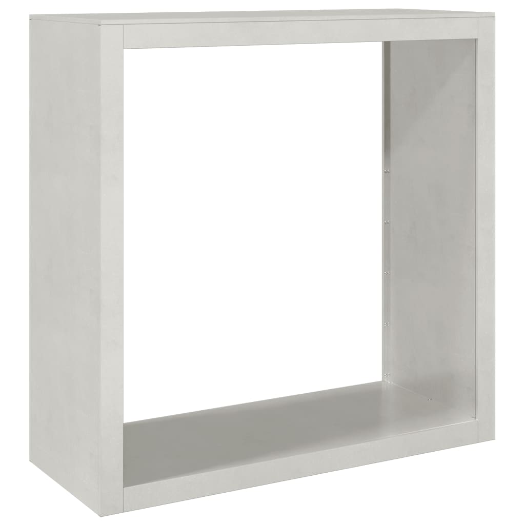 Vidaxx Kaminholzregal 100x40x100 cm Edelstahl
