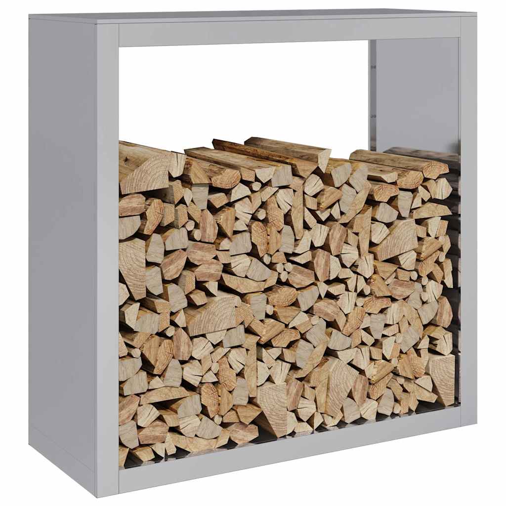 Vidaxx Brennholzregal 100x40x100 cm aus verzinktem Stahl
