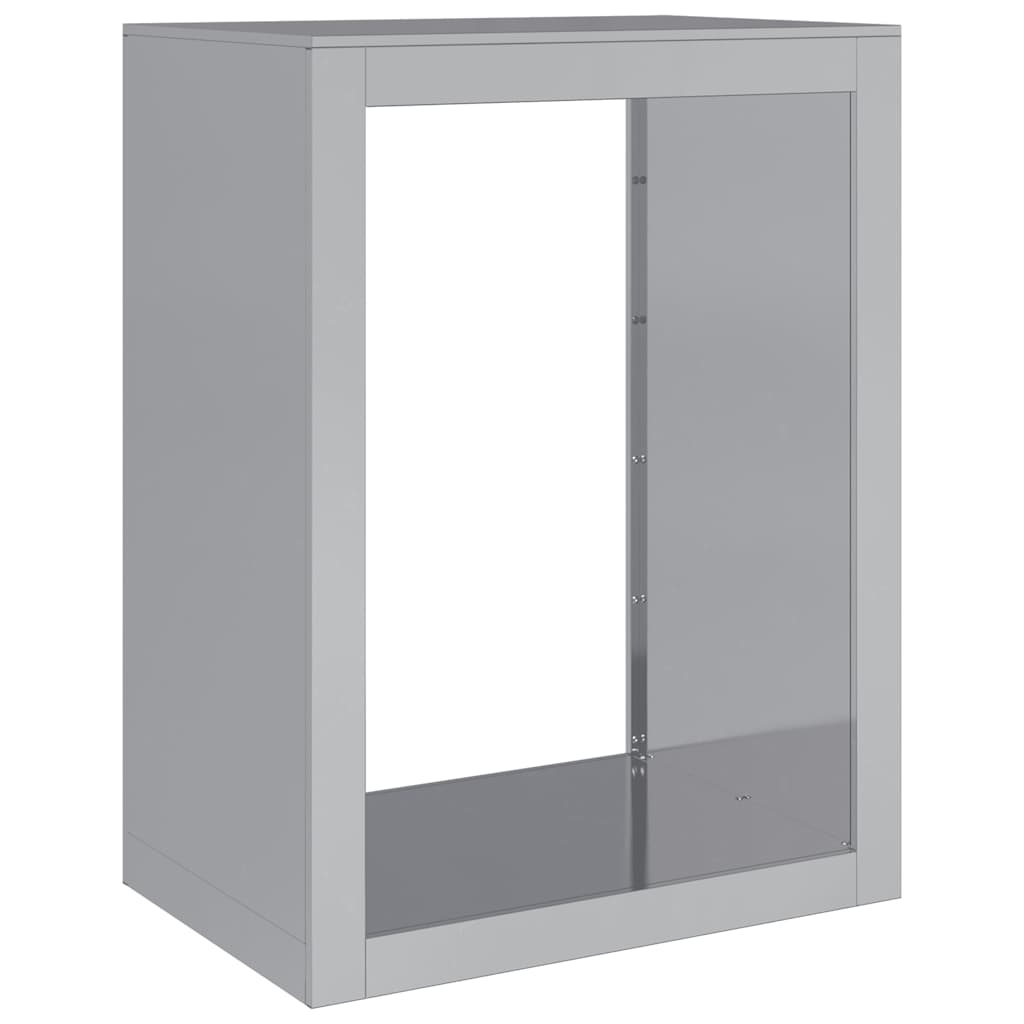Vidaxx Brennholzregal 60x40x80 cm aus verzinktem Stahl