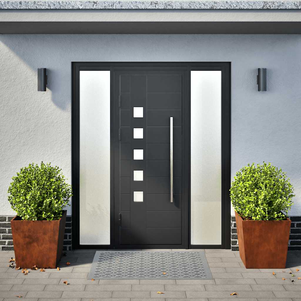Vidaxx Pflanzgefäße 2 Stk. 50x50x50 cm wetterfester Stahl
