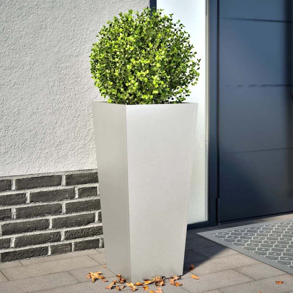 Vidaxx Pflanzgefäße 2 Stück 35x35x75 cm Edelstahl