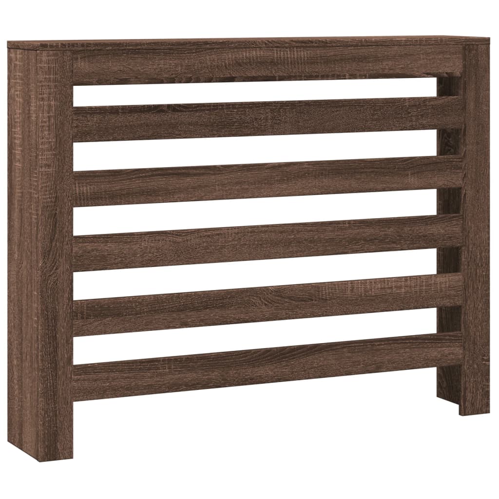 VidaXL Heizkörpergehäuse 104 x 20 x 82 cm, Holzwerkstoff, braune Eiche