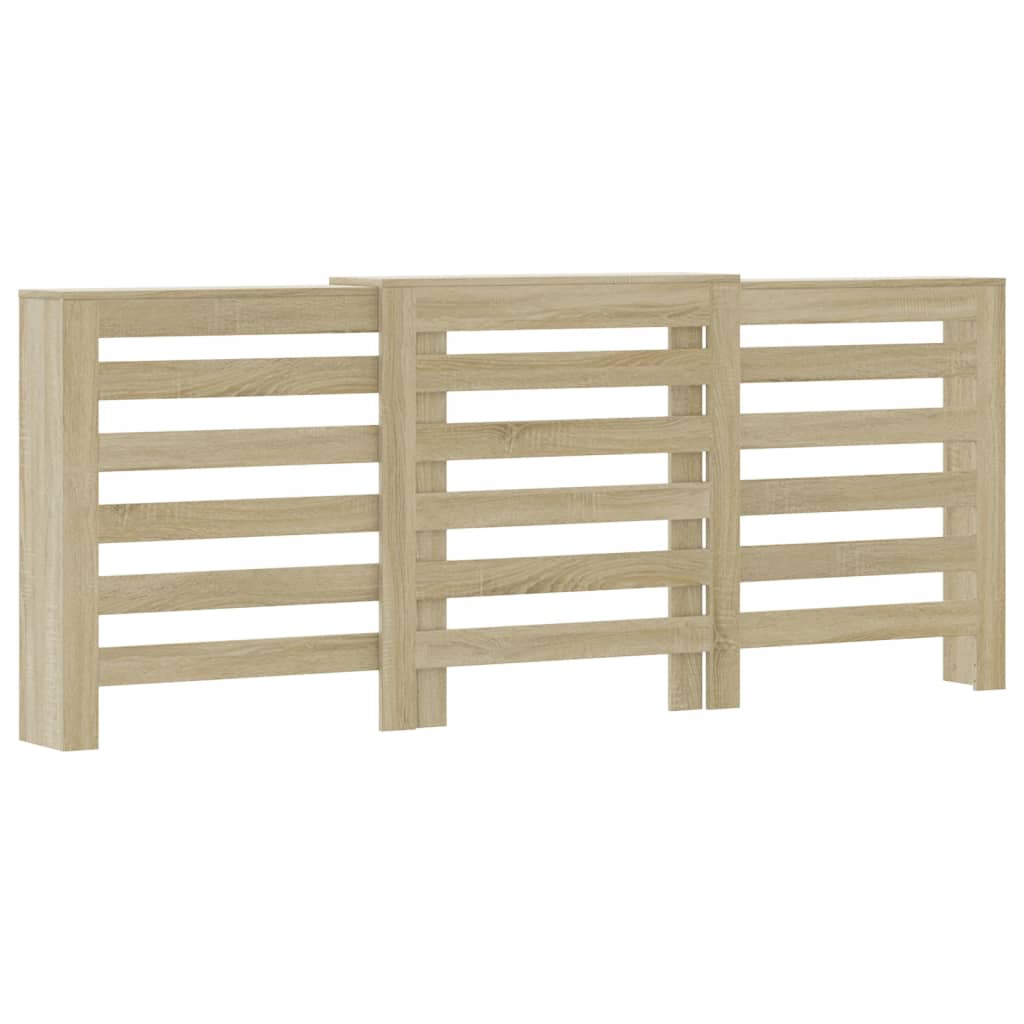 Vidaxx-Heizkörperverkleidung 205 x 21,5 x 83,5 cm, Holzwerkstoff, Farbe Sonoma-Eiche