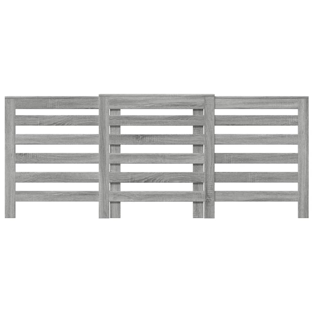 Vidaxx-Heizkörperverkleidung 205 x 21,5 x 83,5 cm, Holzwerkstoff Sonoma-Eiche grau