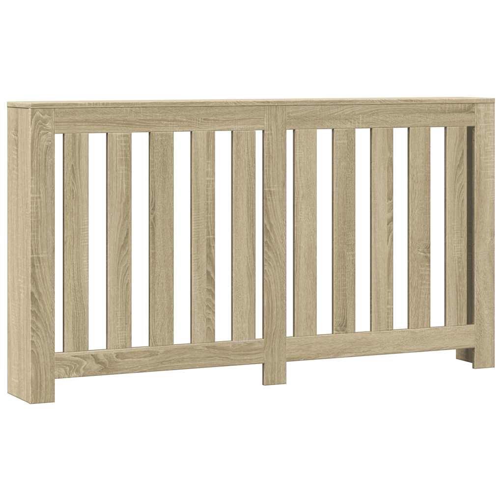 Vidaxx Heizkörperverkleidung 149x20x82 cm Holzwerkstoff Sonoma-Eiche-farbig