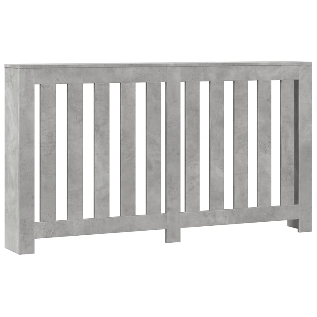 Vidaxx Heizkörperverkleidung 149x20x82 cm Holzwerkstoff Betongrau