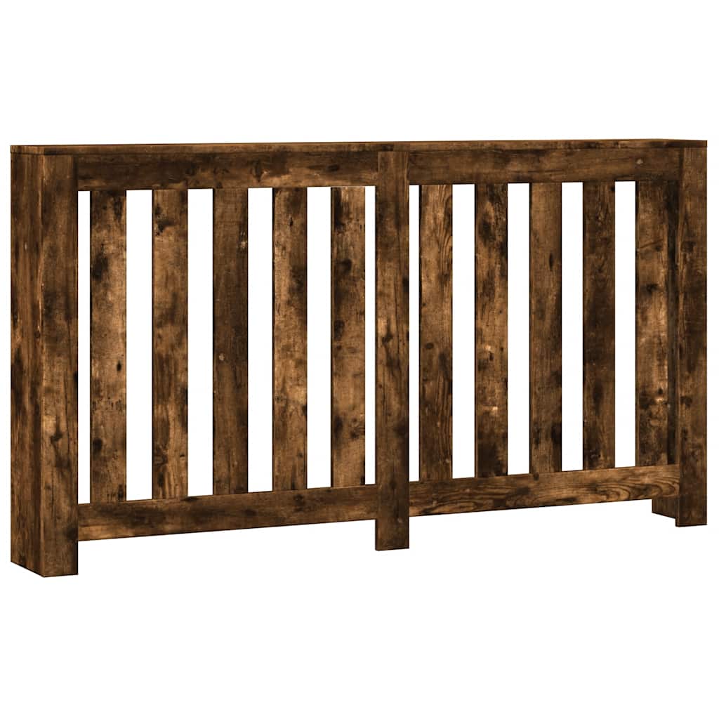 VidaXL Heizkörpergehäuse 149 x 20 x 82 cm, Holzwerkstoff, geräucherte Eiche