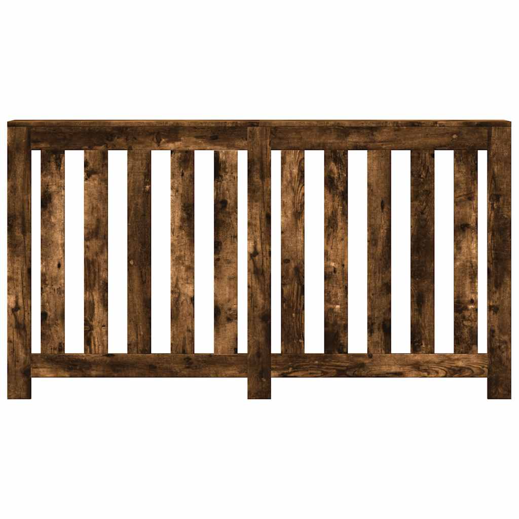 VidaXL Heizkörpergehäuse 149 x 20 x 82 cm, Holzwerkstoff, geräucherte Eiche