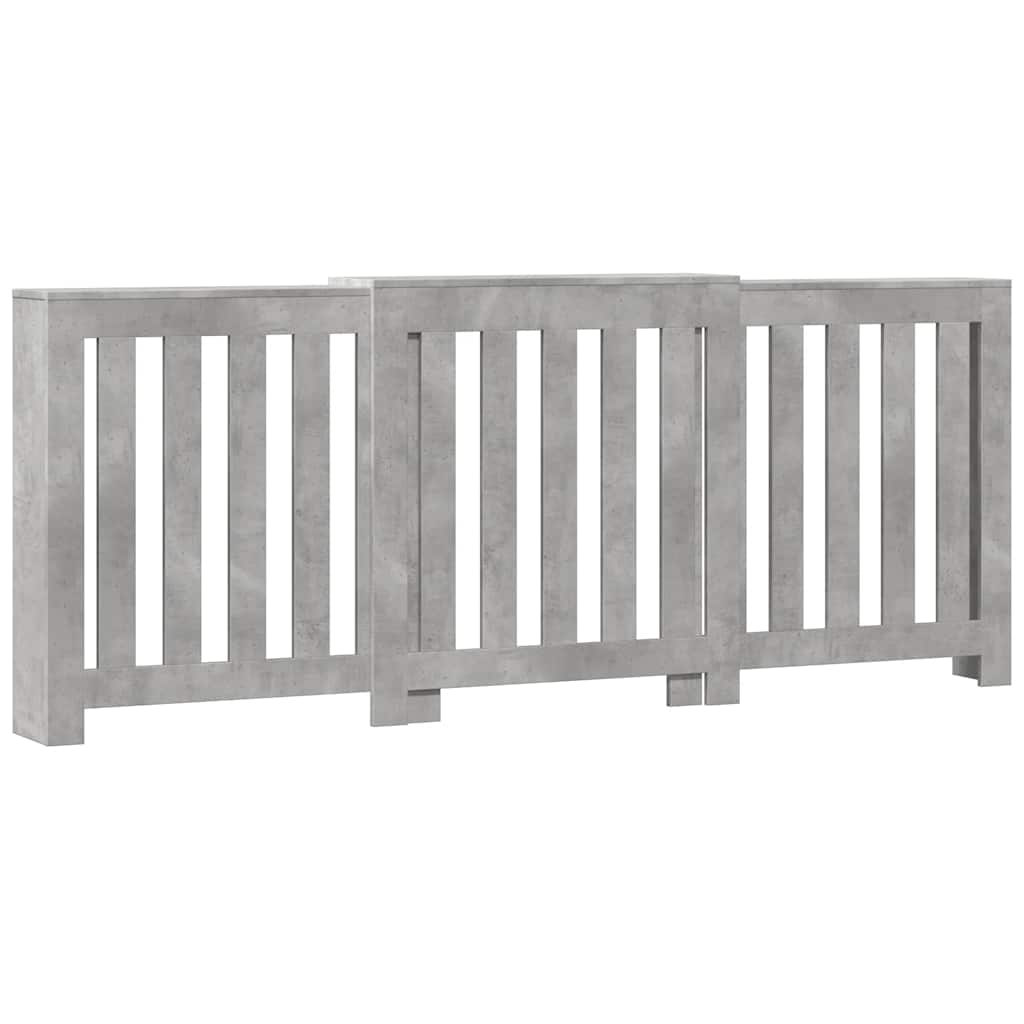 Vidaxx Heizkörperumbau 205x21,5x83,5 cm Holzwerkstoff Betongrau