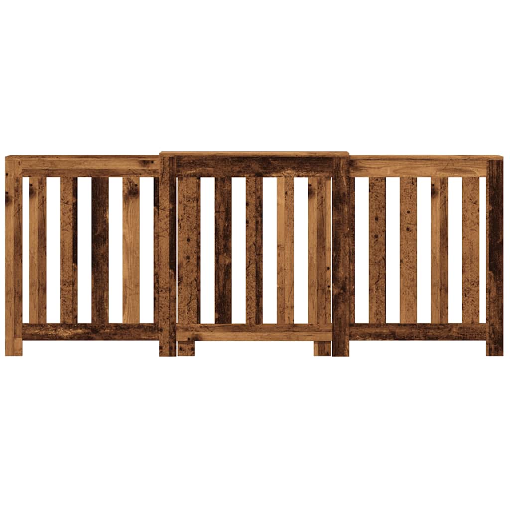 Vidaxx Heizkörperumbau 205x21,5x83,5 cm Holzwerkstoff, Altholz