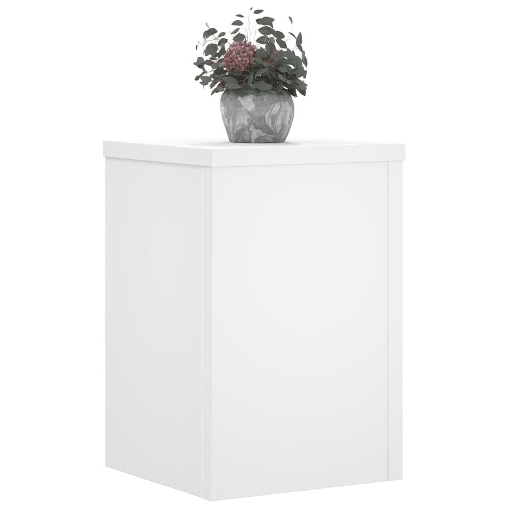 Vidaxx Pflanzenständer 2 Stück 25x25x35 cm Holzwerkstoff weiß