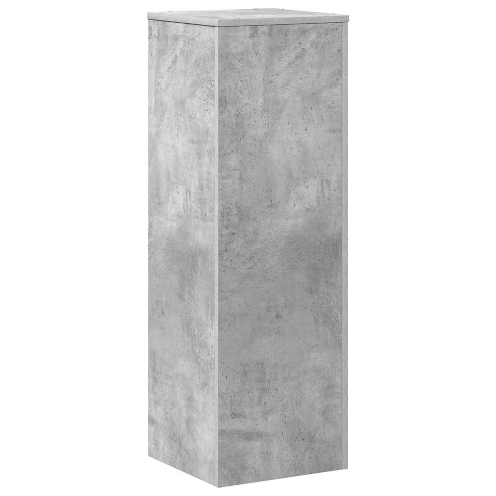 Vidaxx Pflanzenständer 33x33x100 cm Holzwerkstoff Betongrau