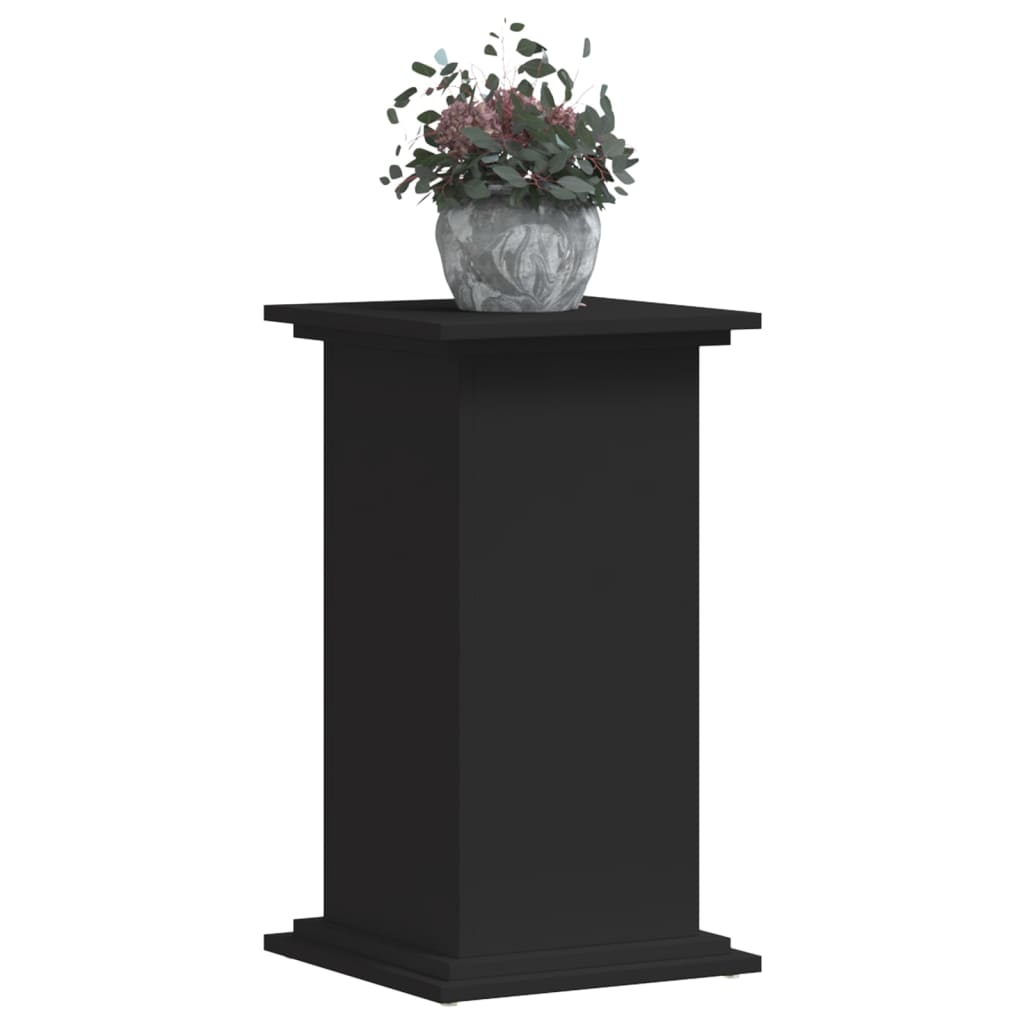Vidaxx Pflanzenständer 33x33x60 cm verarbeitetes Holz schwarz