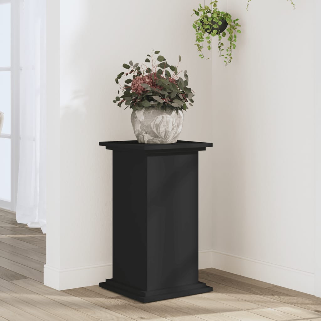 Vidaxx Pflanzenständer 33x33x60 cm verarbeitetes Holz schwarz