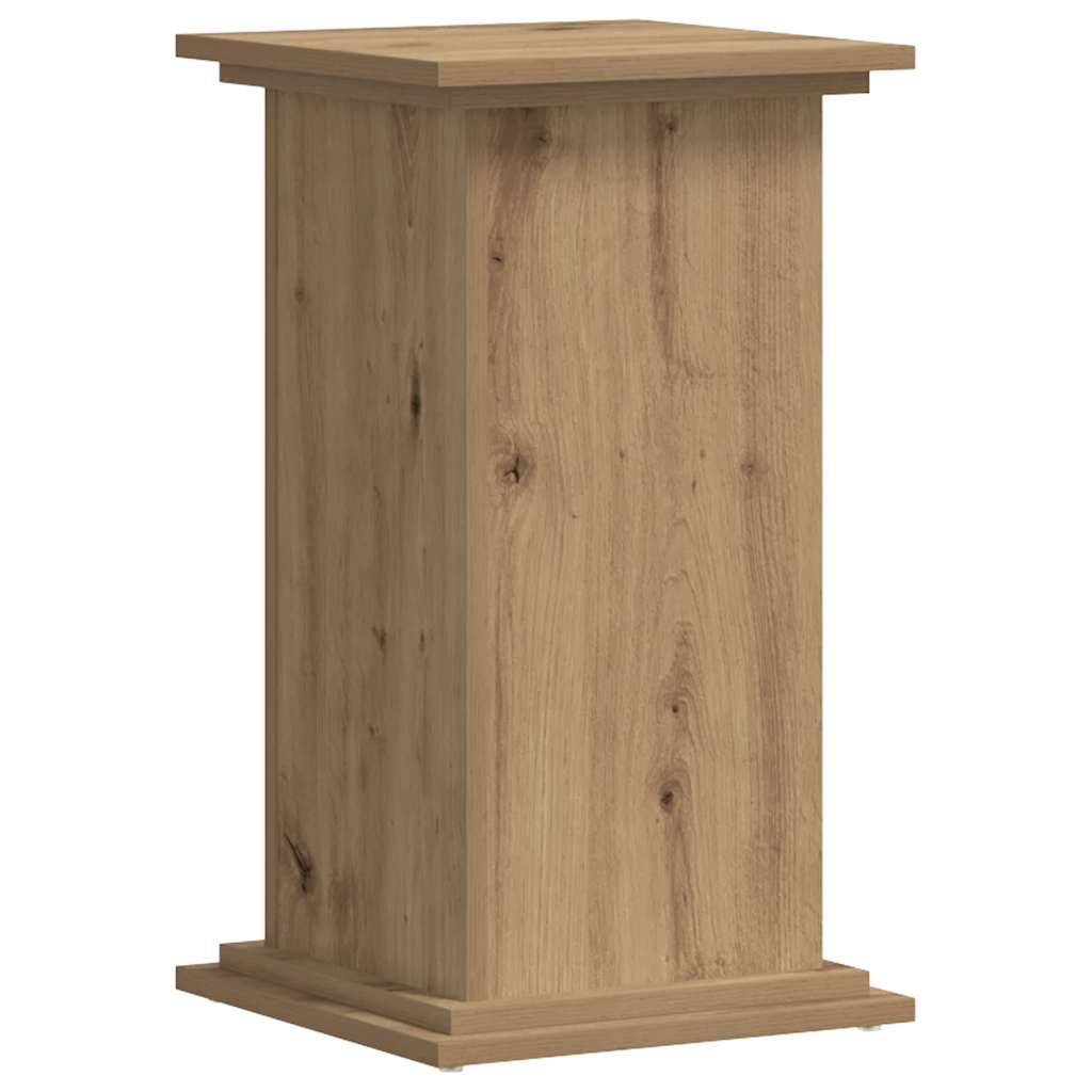 Vidaxx-Pflanzenständer 33 x 33 x 60 cm, handgefertigtes Holz, handgefertigte Eiche