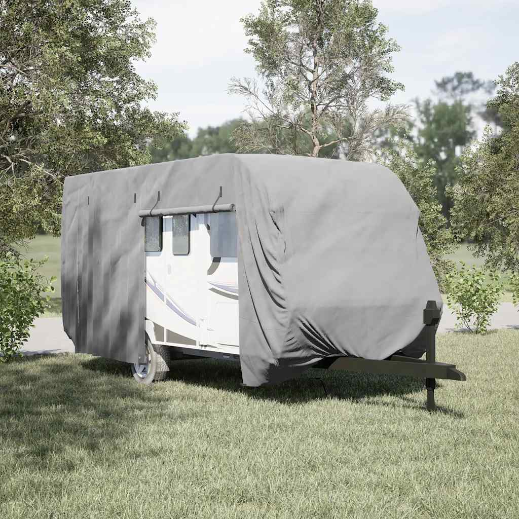 Vidaxx Wohnwagenabdeckung 670x250x220 cm Vlies grau