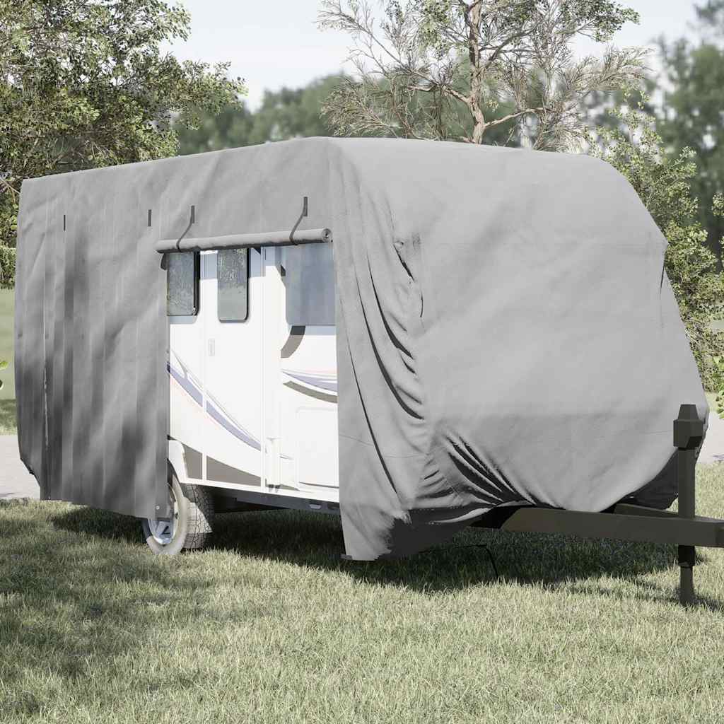Vidaxx Wohnwagenabdeckung 670x250x220 cm Vlies grau