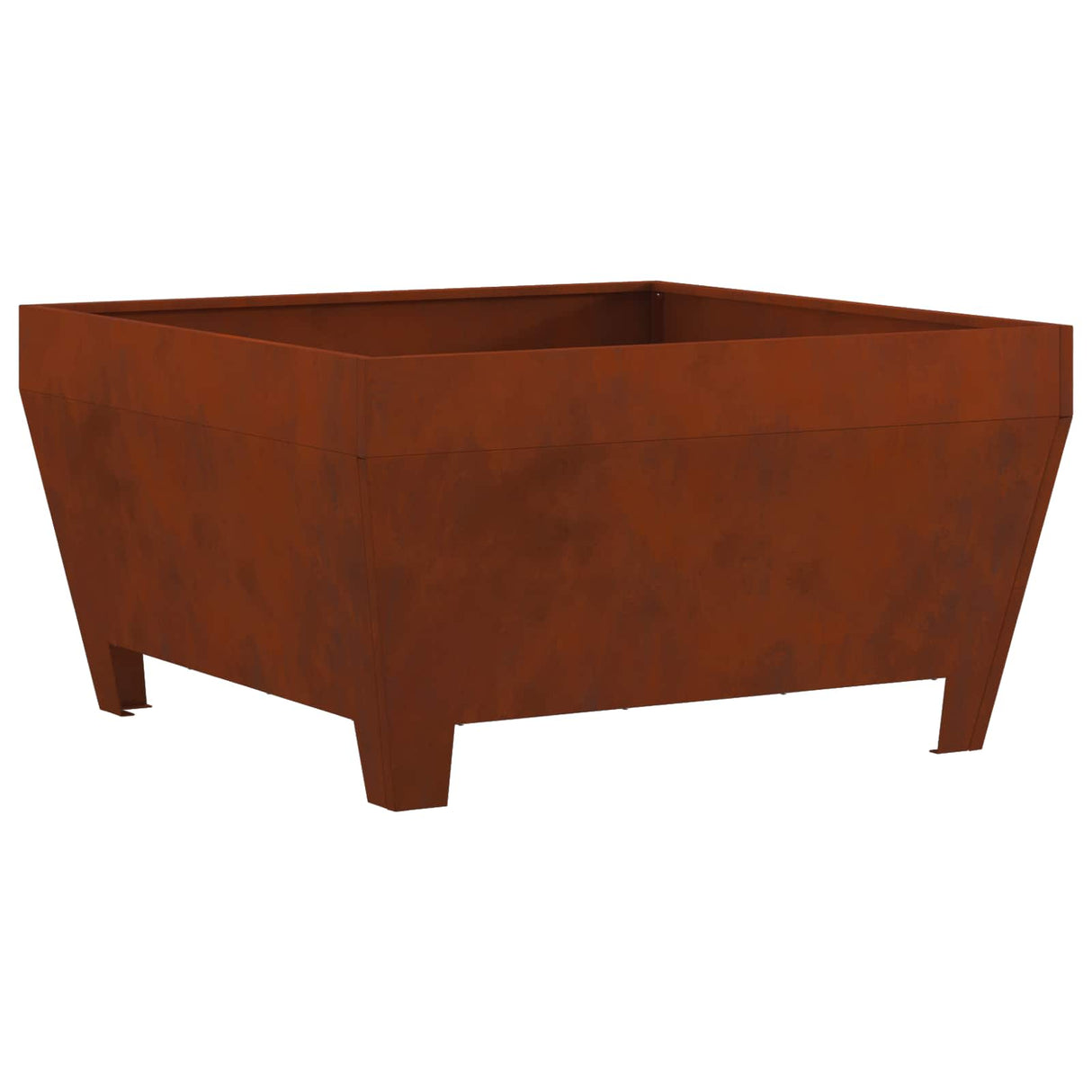 Vidaxl vuurkorf bruin 80 x 80 x 43 cm cortenstaal
