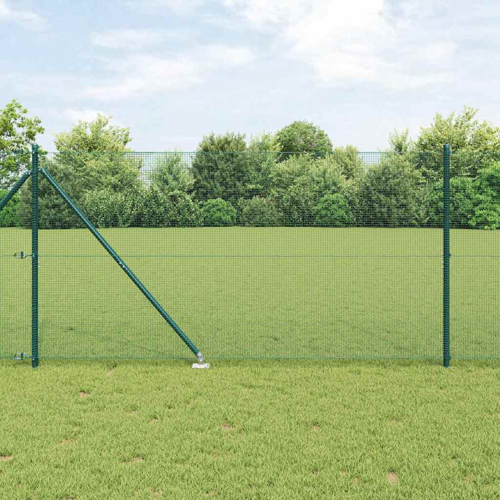Vidaxl afrasteringspaal groen 10 x 1,2 m (12 x 12 mm gaas)