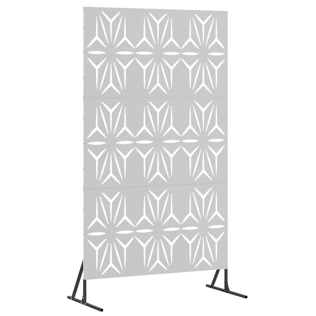 Vidaxl privacyscherm grijs 100 x 50 x 180 cm staal