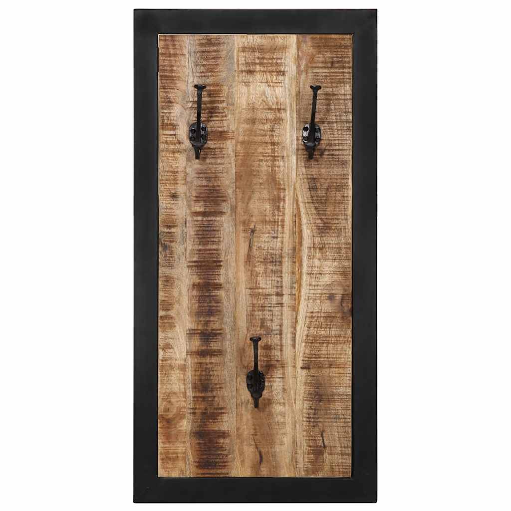 Vidaxx Garderobenständer 40x2x80 cm aus massivem, rauem Mangoholz
