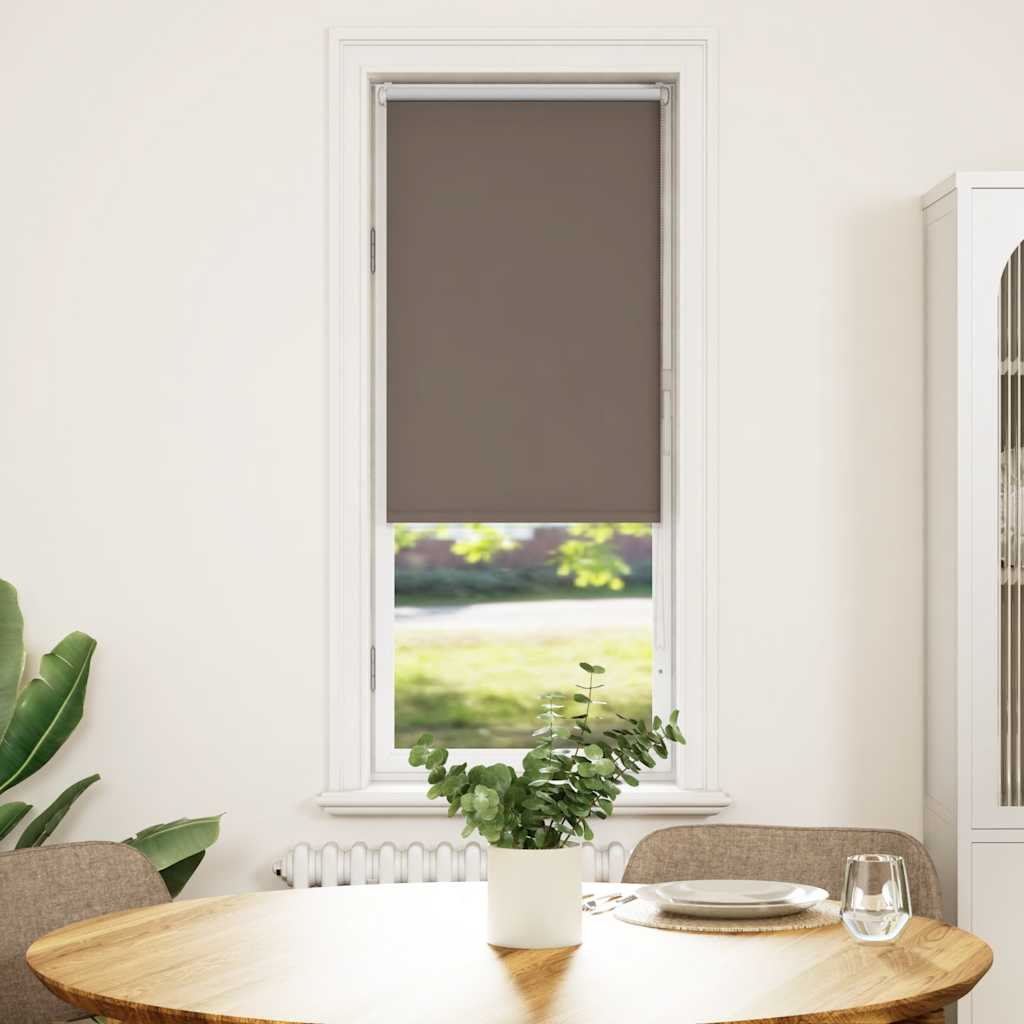 Vidaxl rolgordijn verduisterend koffie 60x130 cm stofbreedte 55,7 cm