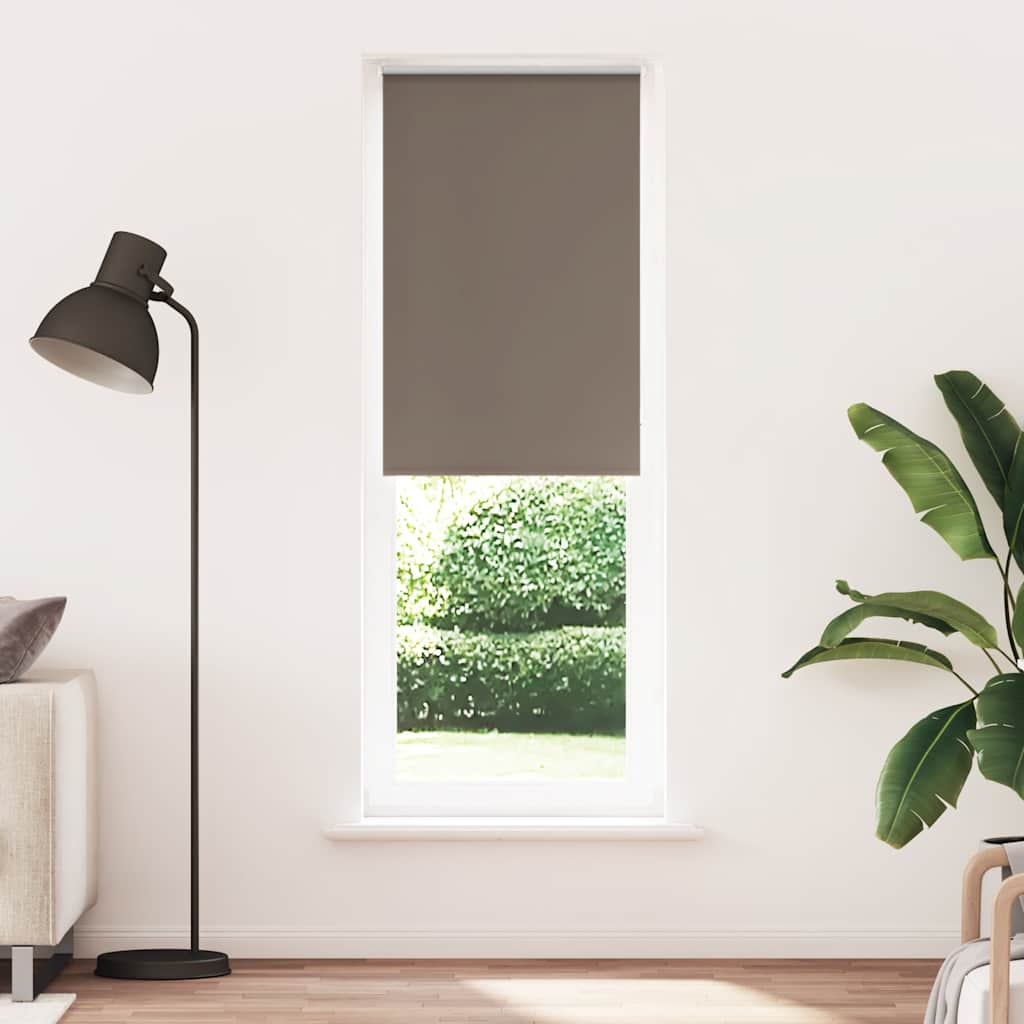 Vidaxl rolgordijn verduisterend koffie 80x230 cm stofbreedte 75,7 cm