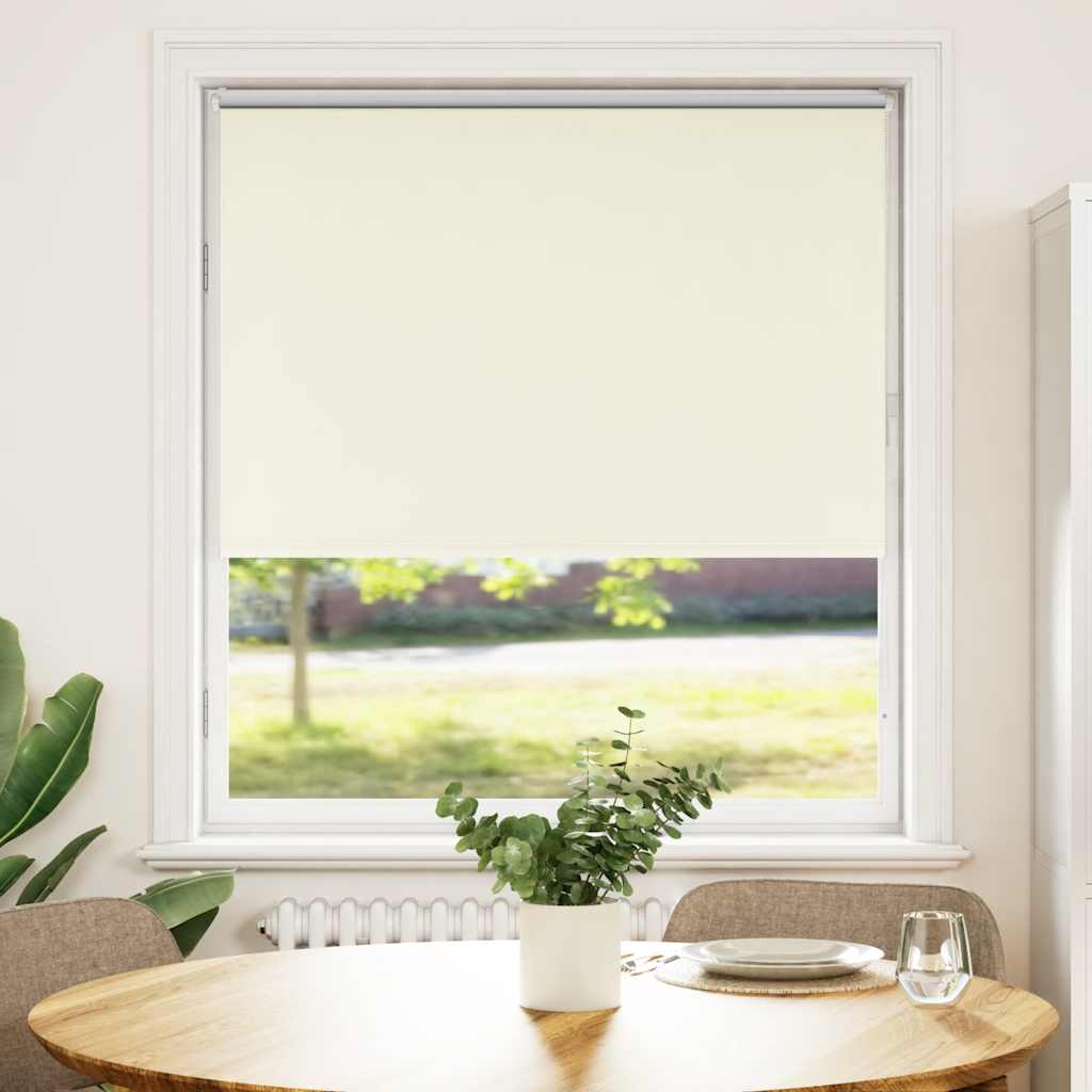 Vidaxx Verdunkelungsrollo Offwhite 90x175 cm Stoffbreite