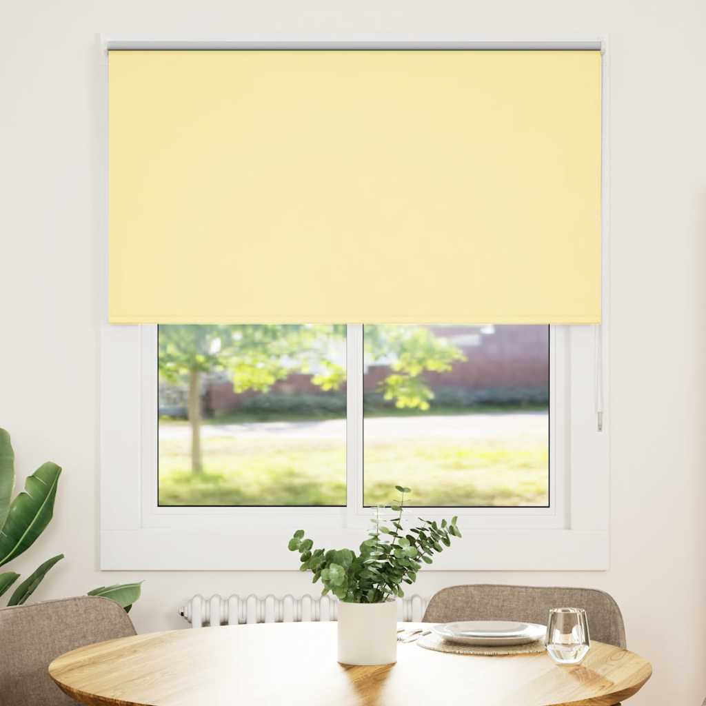Vidaxx Verdunkelungsrollo 120x150 cm Stoffbreite 116,6 cm Gelb