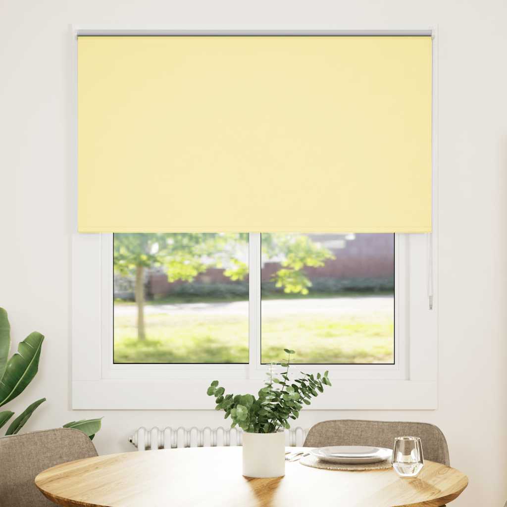 Vidaxx Verdunkelungsrollo 120x175 cm Stoffbreite 116,6 cm Gelb
