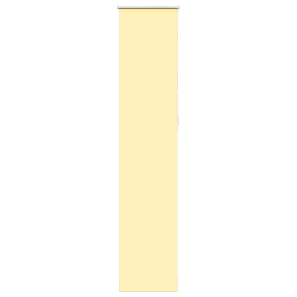 VidaXL Rollo 40x230 cm Stoff Verdunkelung gelb Stoffbreite 35,7cm