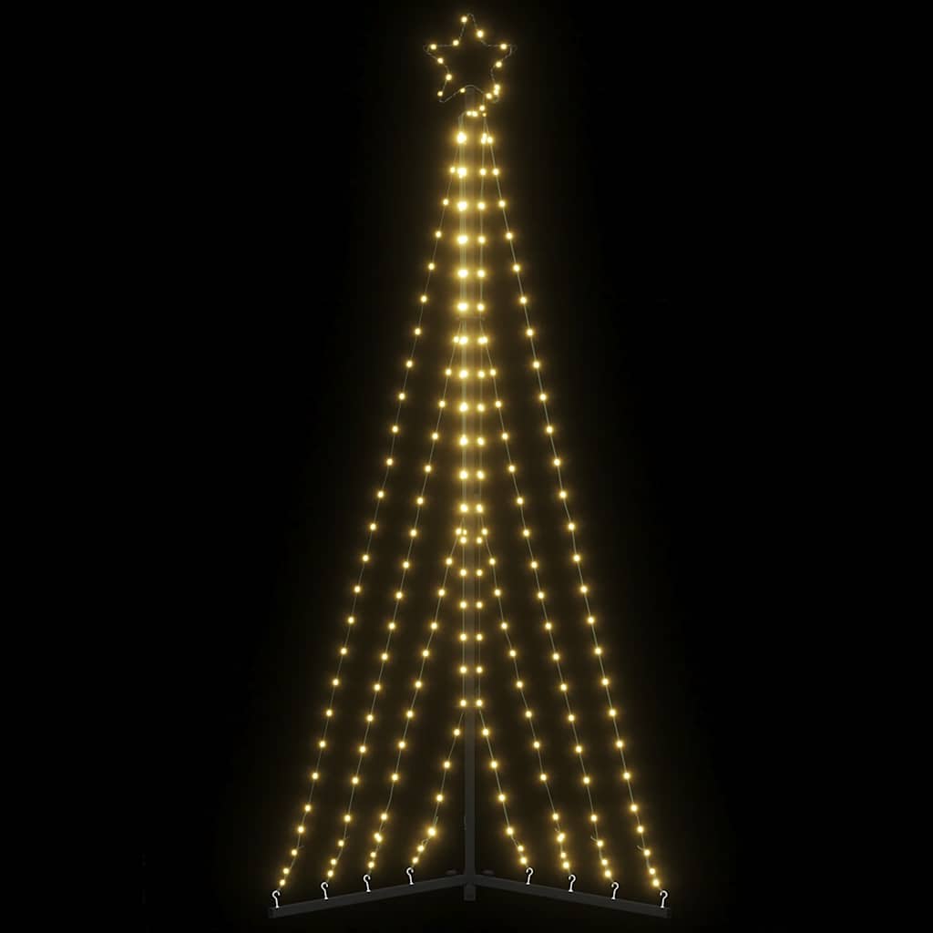 Vidaxxl LED-Weihnachtsbaum 339 LEDs warmweiß 182 cm