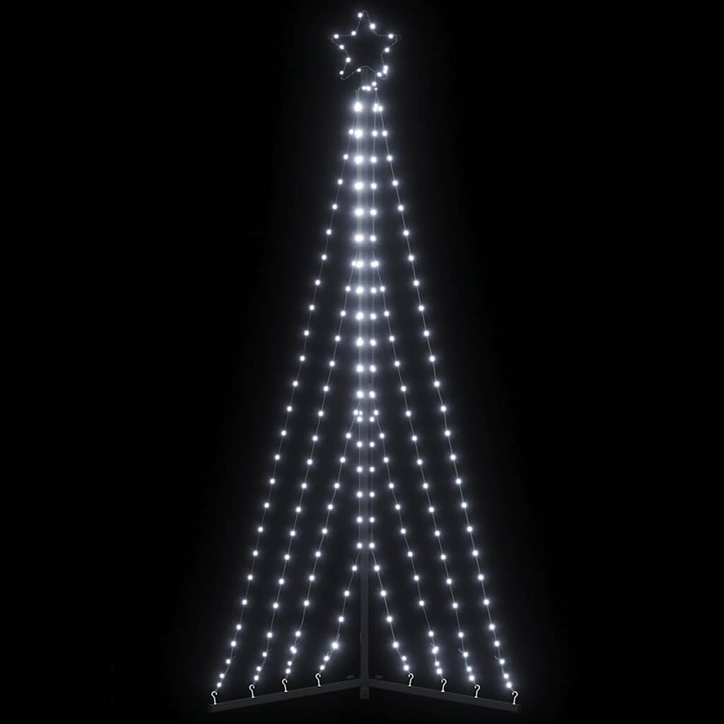 Vidaxxl LED-Weihnachtsbaum 339 LEDs kaltweiß 182 cm
