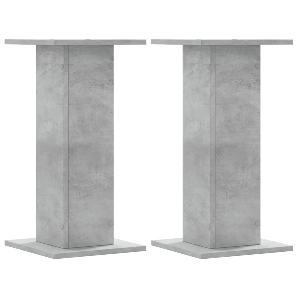 Vidaxx Pflanzenständer 2 Stück 30x30x60 cm Holzwerkstoff Betongrau