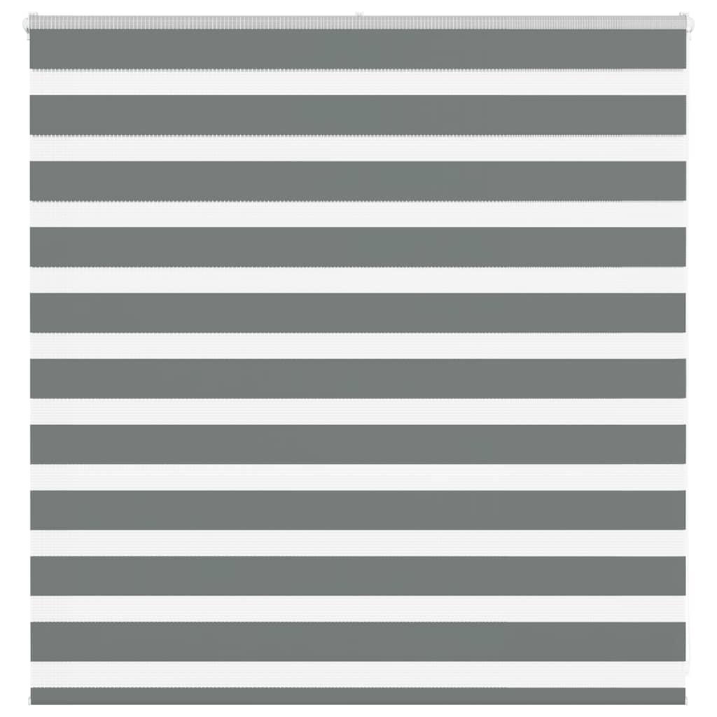 Vidaxx Zebra-Rollo 145x100 cm Stoffbreite 140,9 cm Dunkelgrau