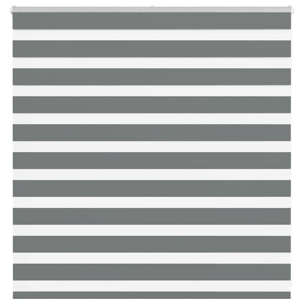 VidaXL Zebra-Rollo 150x100 cm Stoffbreite 145,9 cm Dunkelgrau