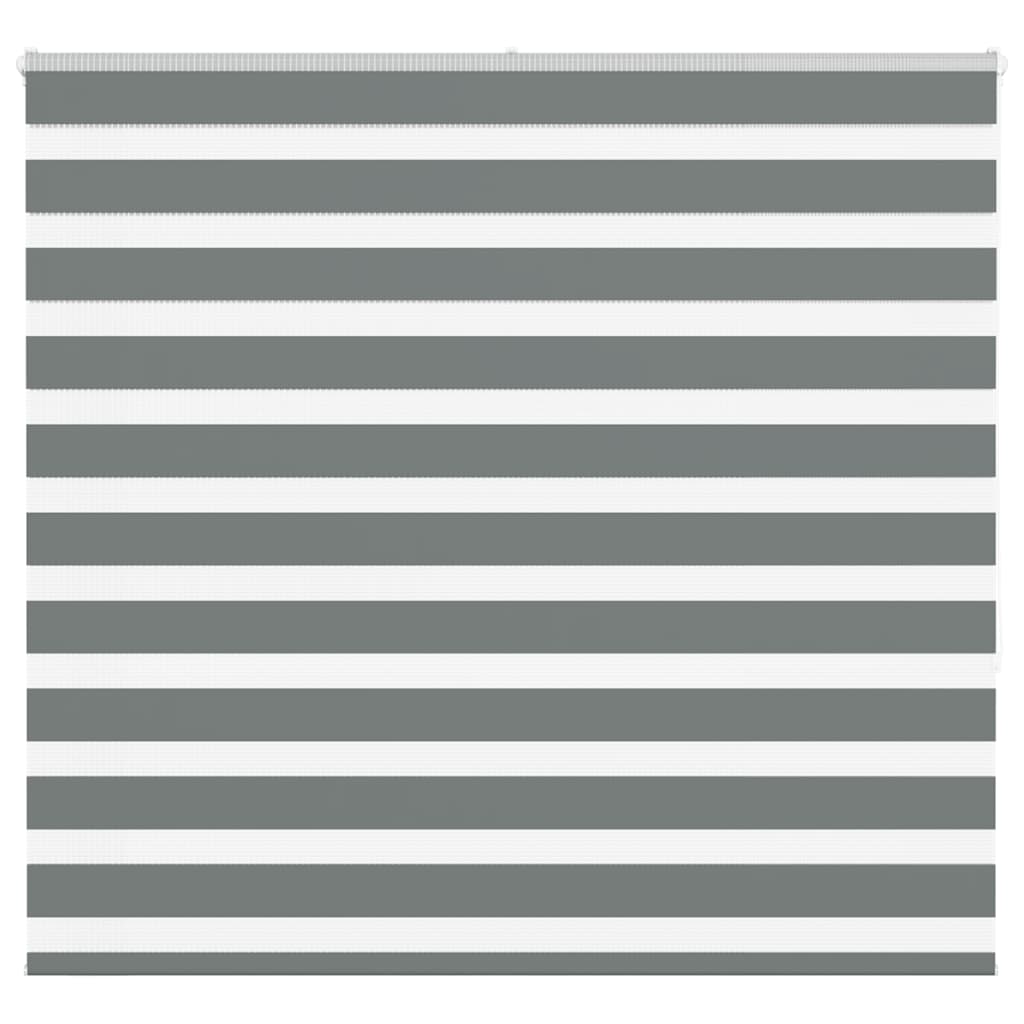 VidaXL Zebra-Rollo 160x150 cm Stoffbreite 155,9 cm Dunkelgrau