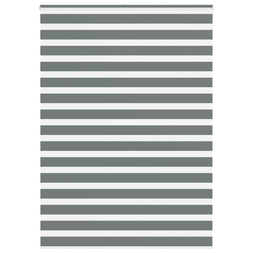 Vidaxx Zebra-Rollo 165x200 cm Stoffbreite 160,9 cm Dunkelgrau