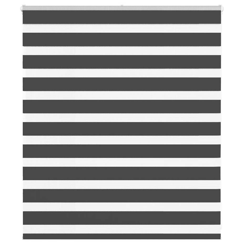 Vidaxx Zebra-Rollo 120x100 cm Stoffbreite 115,9 cm Schwarz