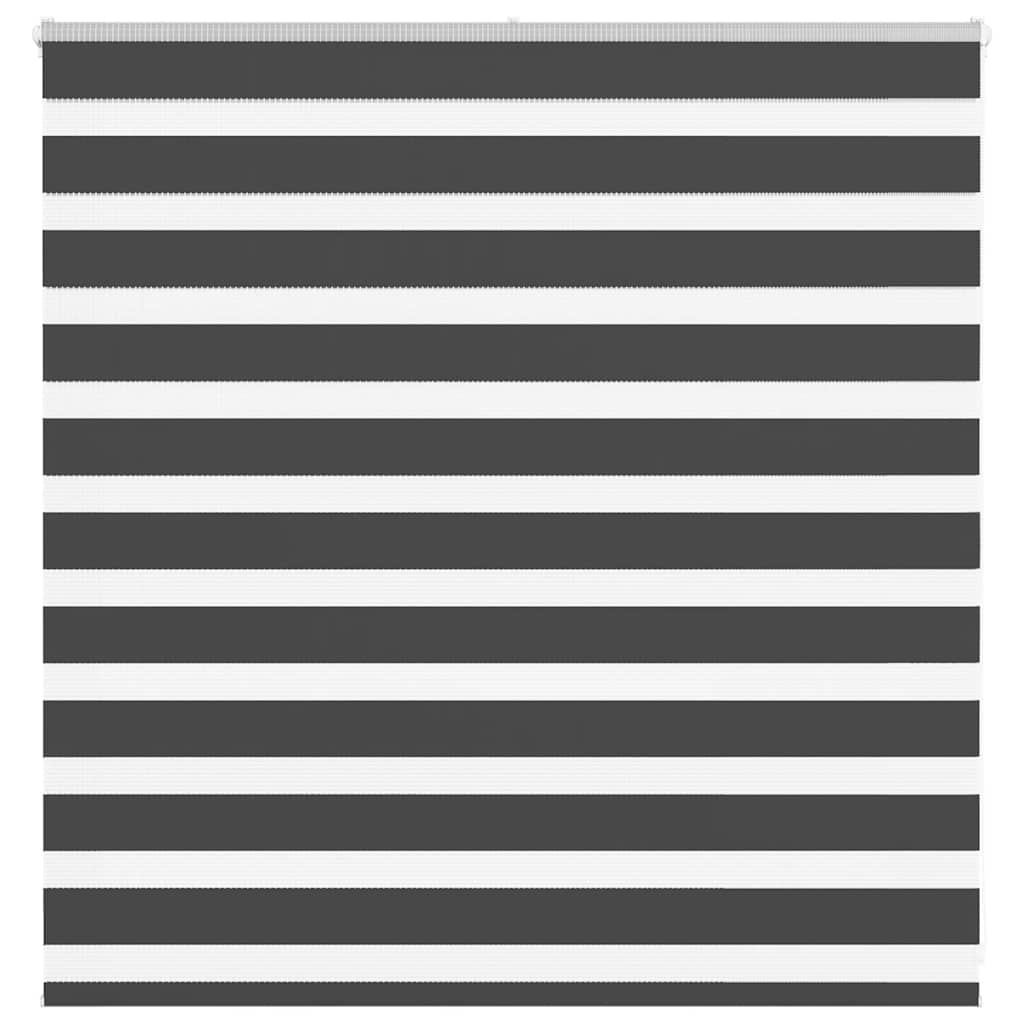 Vidaxx Zebra-Rollo 140x100 cm Stoffbreite 135,9 cm Schwarz