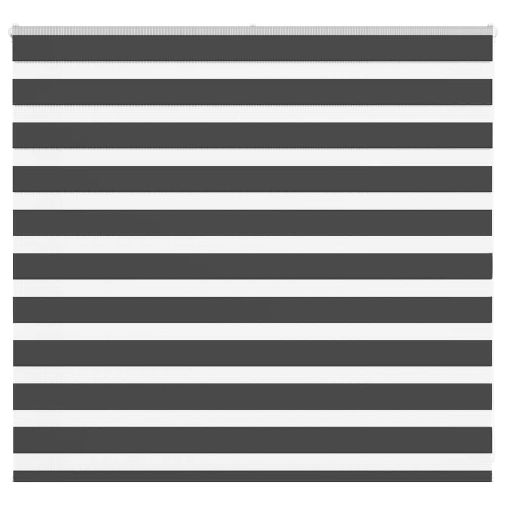 Vidaxx Zebra-Rollo 155x100 cm Stoffbreite 150,9 cm Schwarz