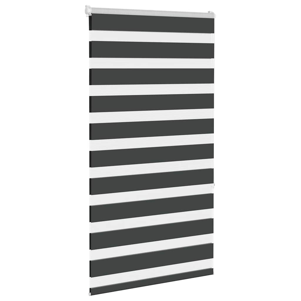 Vidaxx Zebra-Rollo 80x150 cm Stoffbreite 75,9 cm schwarz