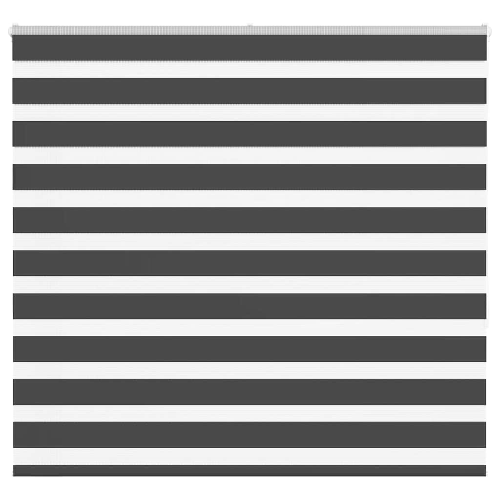 VidaXL Zebra-Rollo 160x150 cm Stoffbreite 155,9 cm Schwarz