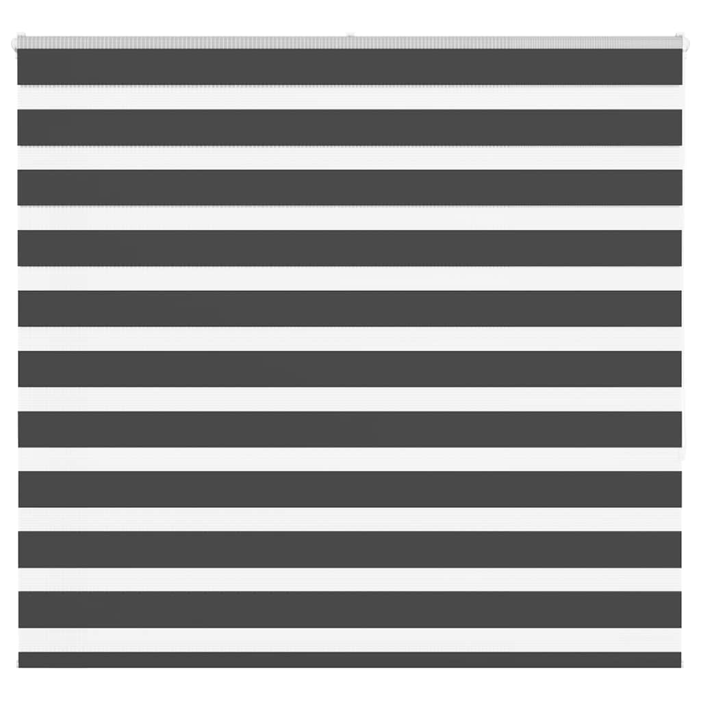 VidaXL Zebra-Rollo 165x150 cm Stoffbreite 160,9 cm Schwarz