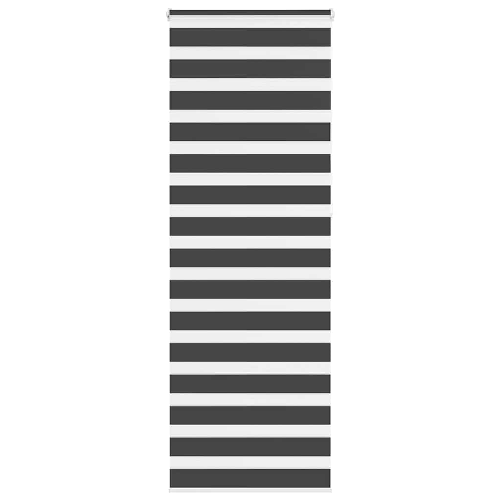 VidaXL Zebra-Rollo 80x230 cm Stoffbreite 75,9 cm Schwarz