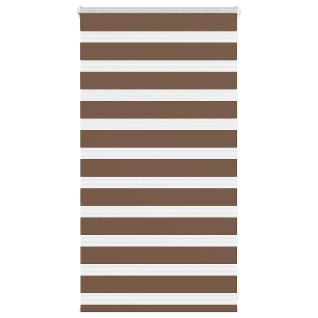 Vidaxx Zebra-Rollo 90x100 cm Stoffbreite 85,9 cm Polyester braun