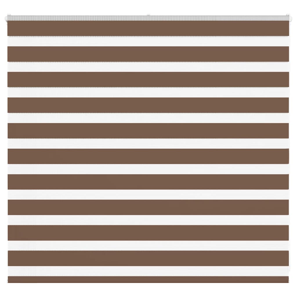 VidaXL Zebra-Rollo 155x100 cm Stoffbreite 150,9 cm Polyester braun