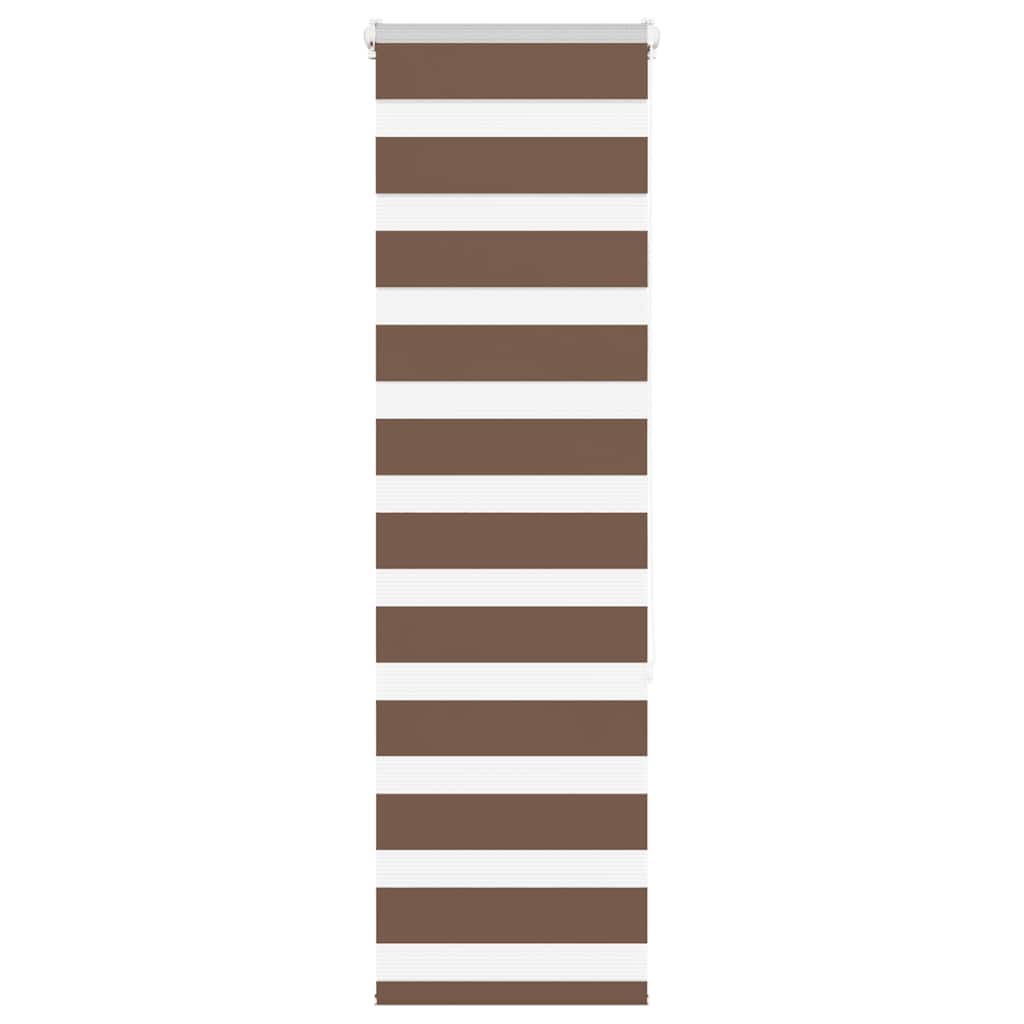 Vidaxx Zebra-Rollo 50x150 cm Stoffbreite 45,9 cm Polyester braun
